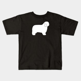Polish Lowland Sheepdog Silhouette Kids T-Shirt